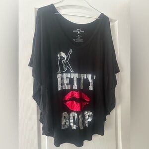 Betty Boop Black Top by Universal Studios